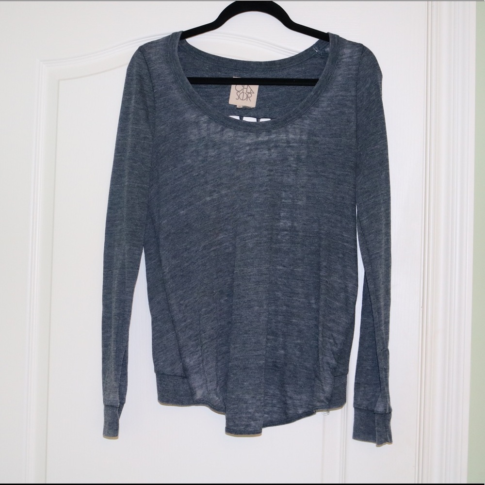 Chaser cable knit long sleeve
